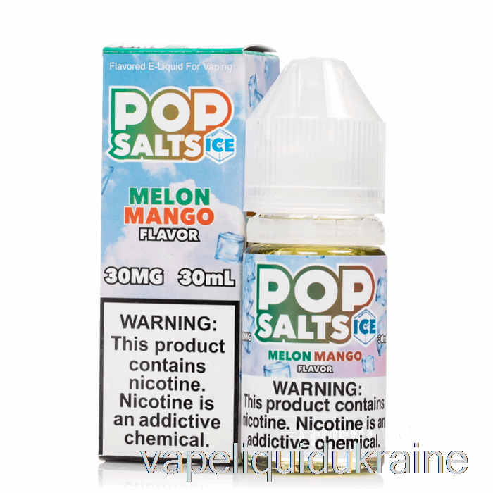 Vape Liquid Ukraine ICE Melon Mango - Pop Salts - 30mL 30mg